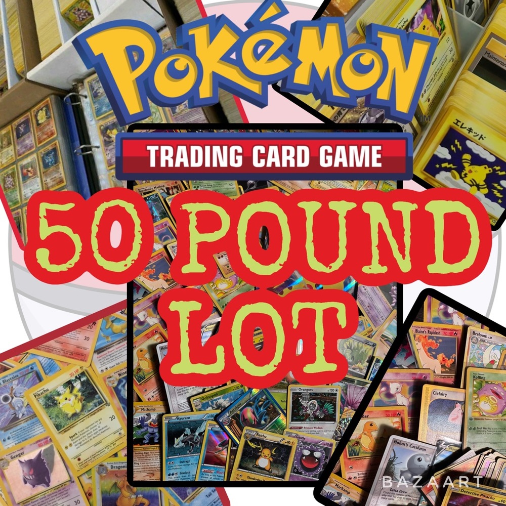 50 POUNDS POKÉMON MEGA MYSTERY BOX VINTAGE WOTC TO NEWEST